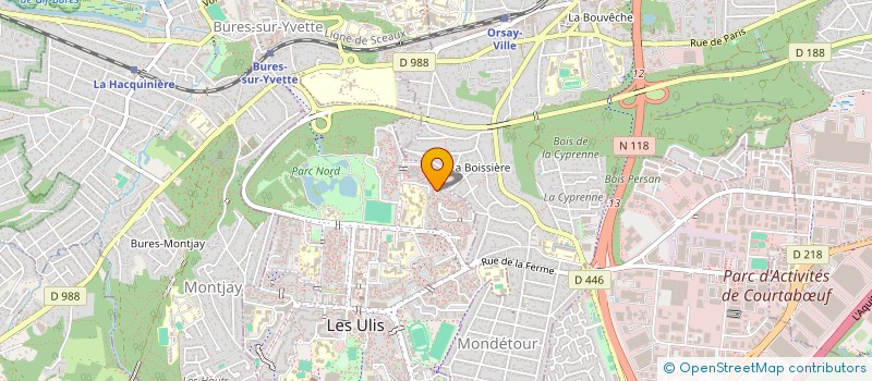 localisation de l'entreprise SYND COPRO LE BOIS DU ROI GARAGES à LES ULIS
