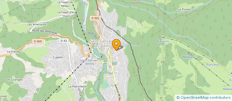 localisation de l'entreprise SYND COPRO LE BOUQUETIN  SAINT-GERVAIS-LES-BAINS