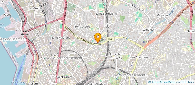 localisation de l'entreprise SYND COPRO LE BROOKLYN à MARSEILLE