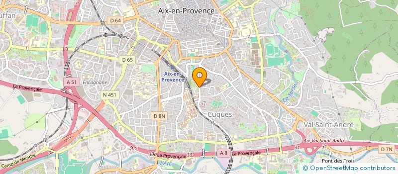 localisation de l'entreprise SYND COPRO LE CAMPRA à AIX-EN-PROVENCE