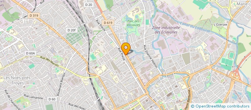 localisation de l'entreprise SYND COPRO LE CHENE  TROYES