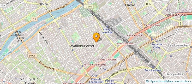 localisation de l'entreprise SYND COPRO LE CHEVERNY à LEVALLOIS-PERRET