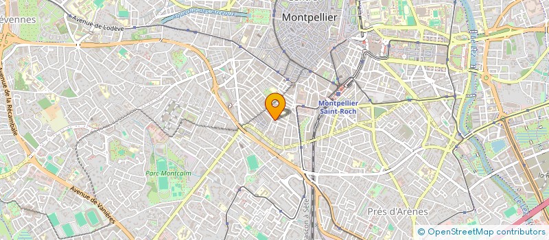 localisation de l'entreprise SYND COPRO LE CLEMENCEAU à MONTPELLIER