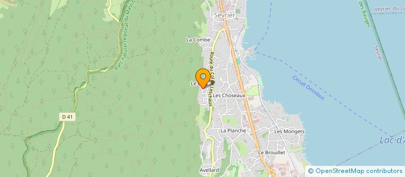 localisation de l'entreprise SYND COPRO LE CLOS  SEVRIER