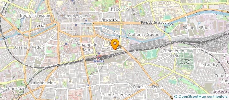 localisation de l'entreprise SYND COPRO LE CLOS DES LACS  RENNES