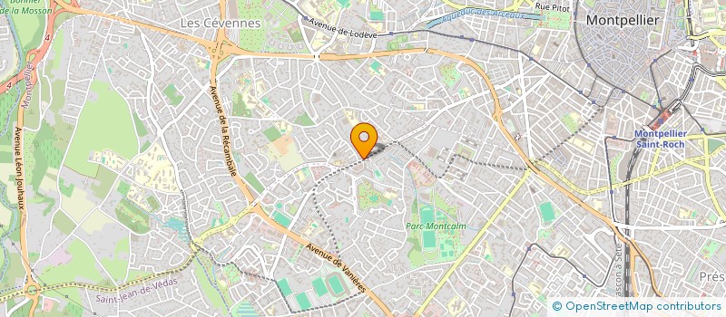 localisation de l'entreprise SYND COPRO LE CLOS DES ORANGERS à MONTPELLIER