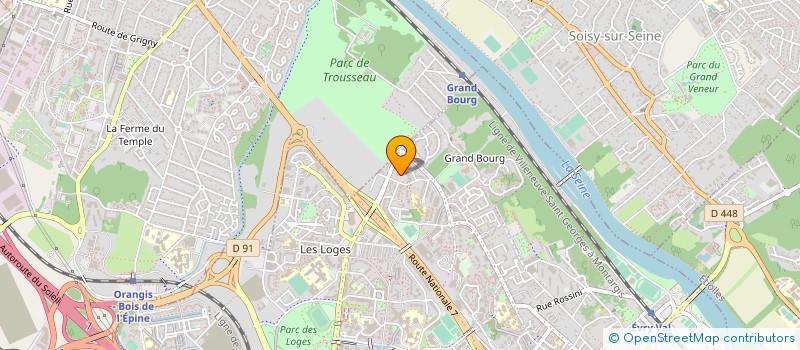 localisation de l'entreprise SYND COPRO LE CLOS DU BOURG  EVRY-COURCOURONNES