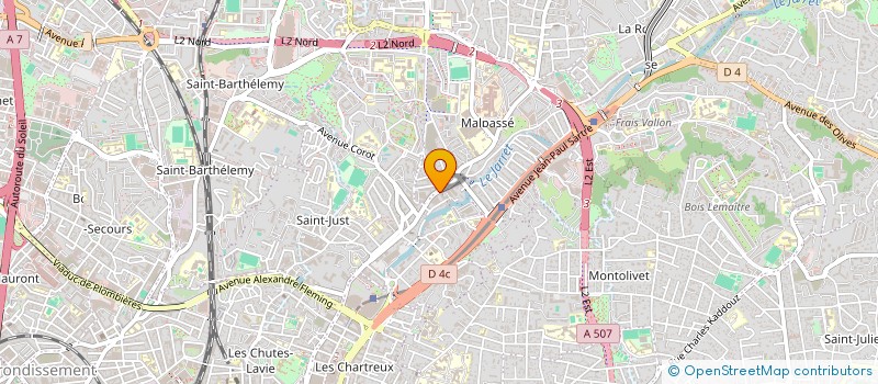 localisation de l'entreprise SYND COPRO LE DAUDET à MARSEILLE