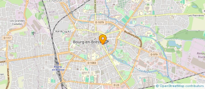 localisation de l'entreprise SYND COPRO LE DAUPHIN I à BOURG-EN-BRESSE