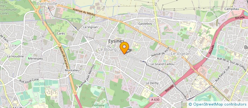 localisation de l'entreprise SYND COPRO LE DOMAINE DU MEDOC  EYSINES