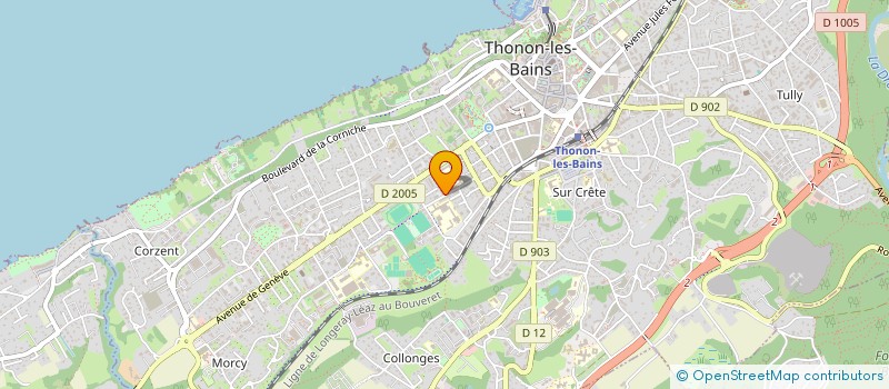 localisation de l'entreprise SYND COPRO LE FORCHAT à THONON-LES-BAINS