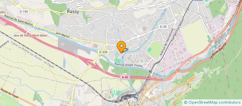 localisation de l'entreprise SYND COPRO LE GENEVE  PASSY