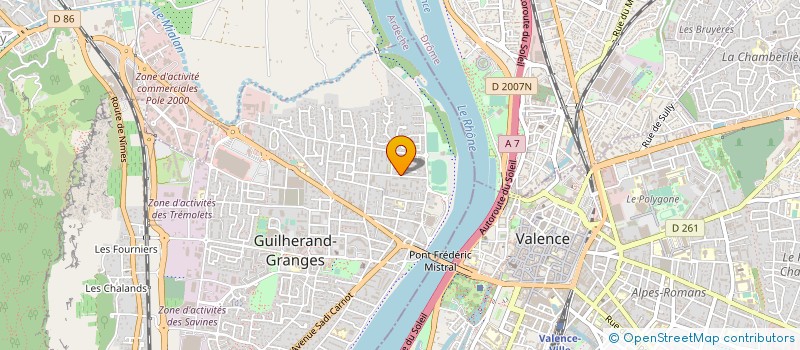 localisation de l'entreprise SYND COPRO LE GRAND DUC  GUILHERAND-GRANGES