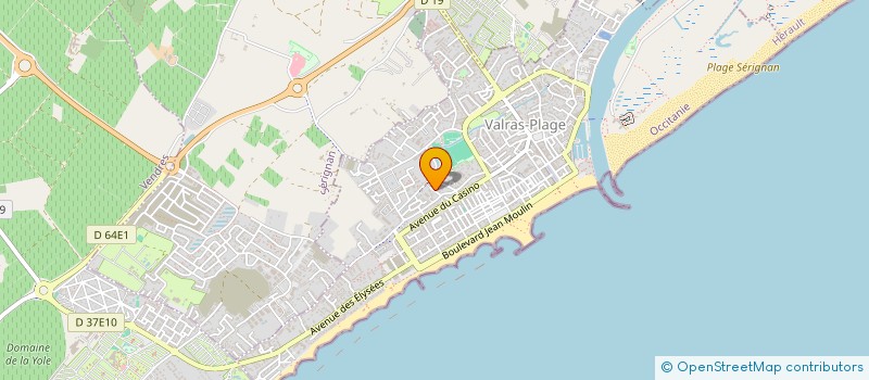 localisation de l'entreprise SYND COPRO LE GRAND LARGE  VALRAS-PLAGE