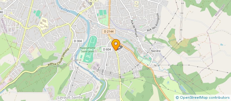 localisation de l'entreprise SYND COPRO LE HAUT DE ST JEAN à MONTLUCON