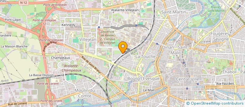 localisation de l'entreprise SYND COPRO LE JARDIN DES ETUDIANTS  RENNES