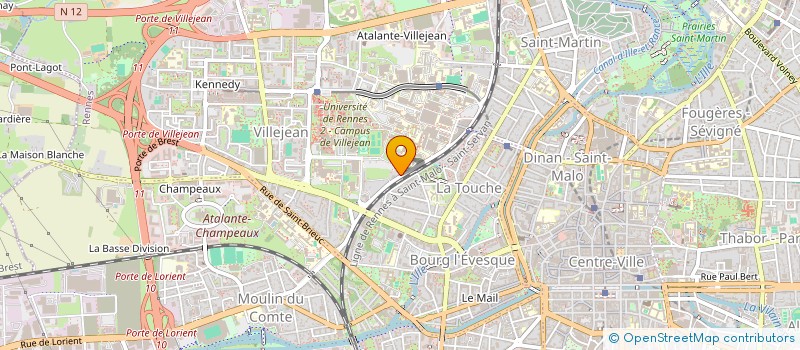 localisation de l'entreprise SYND COPRO LE JARDIN DES ETUDIANTS  RENNES