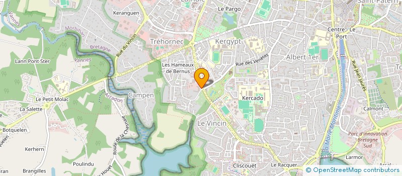 localisation de l'entreprise SYND COPRO LE JARDIN DES UNIVERSITES à VANNES