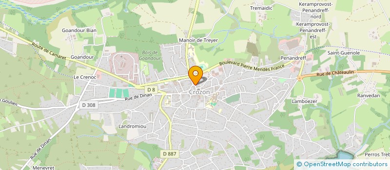 localisation de l'entreprise SYND COPRO LE KREISKER  CROZON