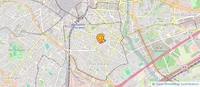 localisation de l'entreprise SYND COPRO LE LANGUEDOC A à MONTPELLIER