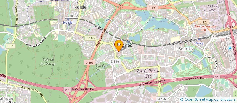 localisation de l'entreprise SYND COPRO LE MANDINET 2 à LOGNES