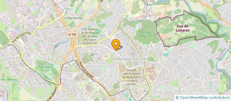 localisation de l'entreprise SYND COPRO LE MAROC à MONTPELLIER