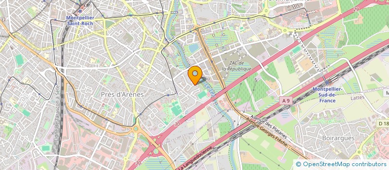 localisation de l'entreprise SYND COPRO LE MAS à MONTPELLIER