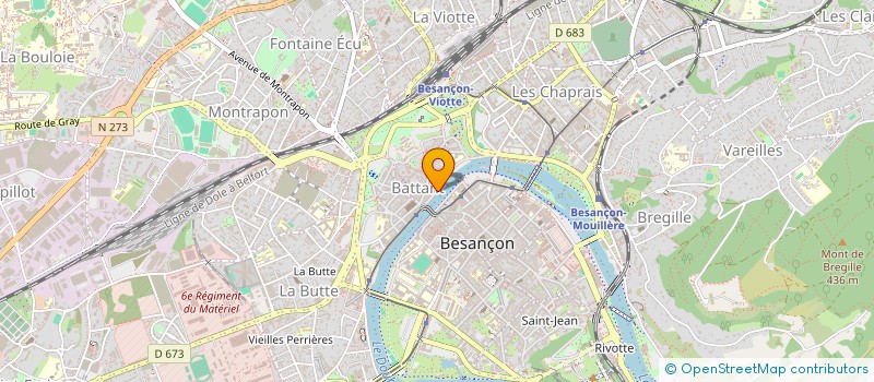 localisation de l'entreprise SYND COPRO LE MAYENNE à BESANCON