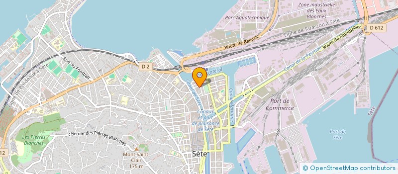 localisation de l'entreprise SYND COPRO LE MERCURE à SETE