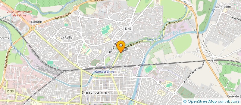localisation de l'entreprise SYND COPRO LE MINERVOIS à CARCASSONNE