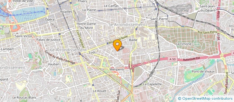 localisation de l'entreprise SYND COPRO LE MOHELI à MARSEILLE