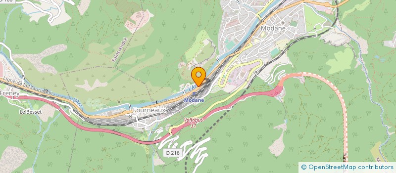 localisation de l'entreprise SYND COPRO LE MONT CENIS  MODANE