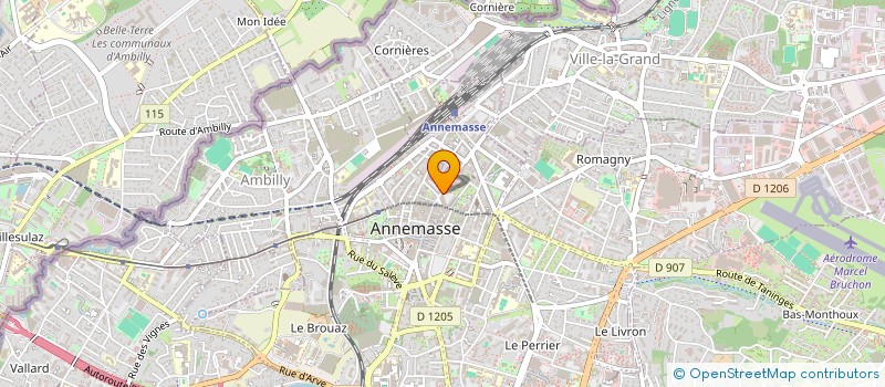 localisation de l'entreprise SYND COPRO LE NATIONAL  ANNEMASSE