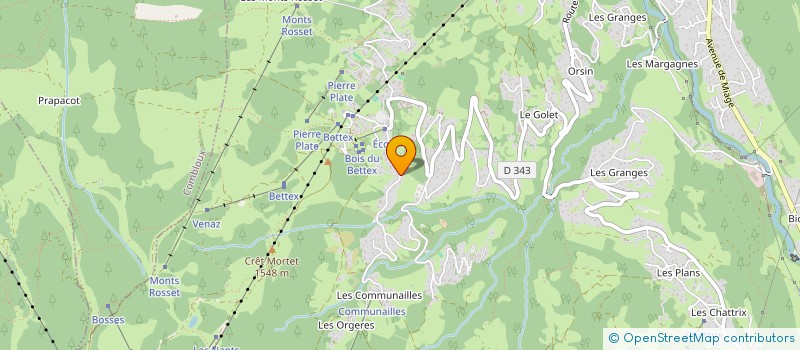 localisation de l'entreprise SYND COPRO LE PANORAMA DU MONT BLANC  SAINT-GERVAIS-LES-BAINS