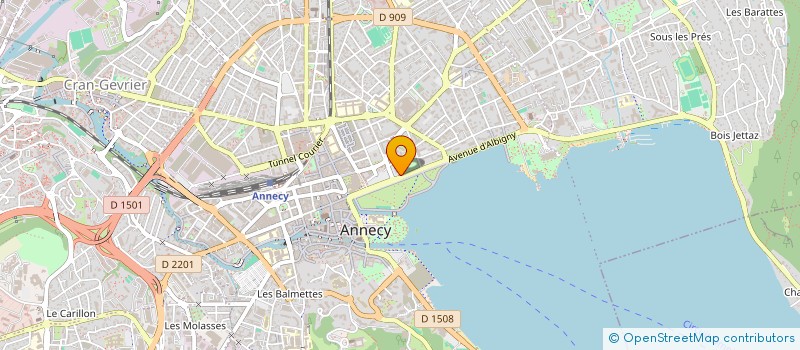 localisation de l'entreprise SYND COPRO LE PAQUIER  ANNECY