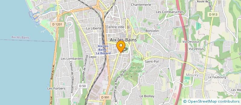 localisation de l'entreprise SYND COPRO LE PATIO C  AIX-LES-BAINS