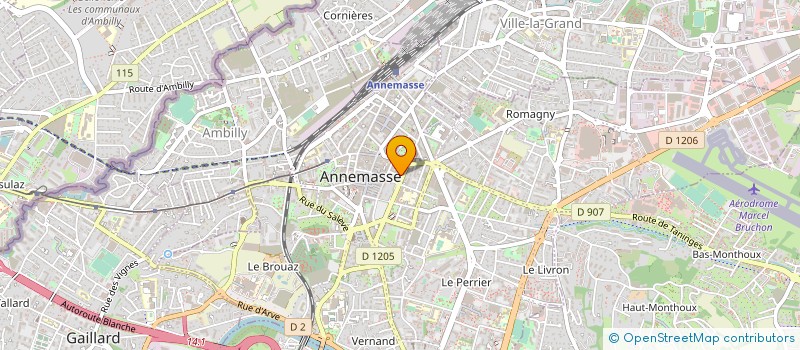 localisation de l'entreprise SYND COPRO LE PAUL BERT  ANNEMASSE