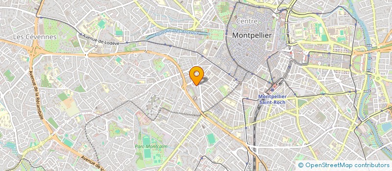 localisation de l'entreprise SYND COPRO LE PEYROU à MONTPELLIER