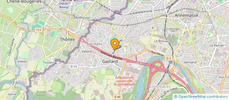 localisation de l'entreprise SYND COPRO LE PLEIN SOLEIL A  GAILLARD