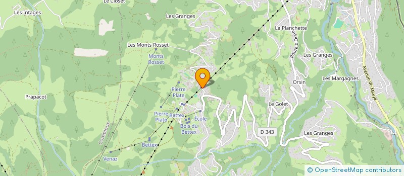 localisation de l'entreprise SYND COPRO LE PRINCE DES NEIGES  SAINT-GERVAIS-LES-BAINS