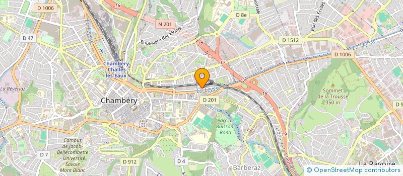 localisation de l'entreprise SYND COPRO LE PRINCESS  CHAMBERY