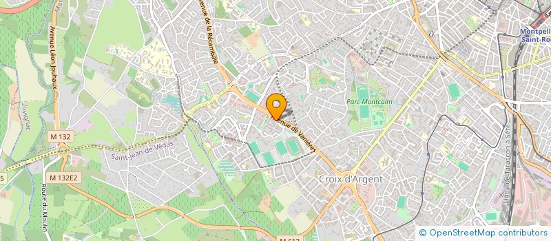 localisation de l'entreprise SYND COPRO LE PUECH D ARGENT 1 à MONTPELLIER