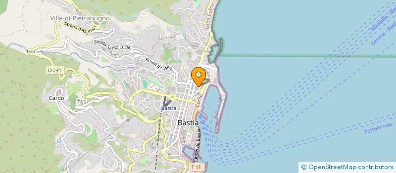 localisation de l'entreprise SYND COPRO LE SARI à BASTIA