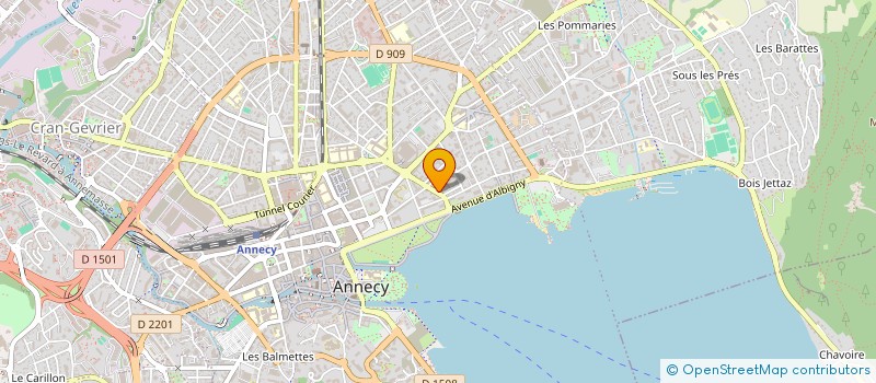 localisation de l'entreprise SYND COPRO LE SAVOY  ANNECY