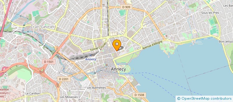 localisation de l'entreprise SYND COPRO LE SOMMEILLER  ANNECY