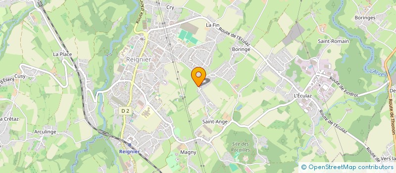 localisation de l'entreprise SYND COPRO LE SORBIER A  REIGNIER-ESERY