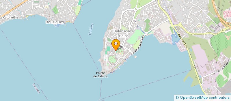 localisation de l'entreprise SYND COPRO LE SPHINX  BALARUC-LES-BAINS