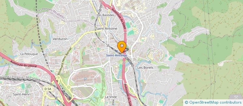localisation de l'entreprise SYND COPRO LE ST ANTOINE  MARSEILLE