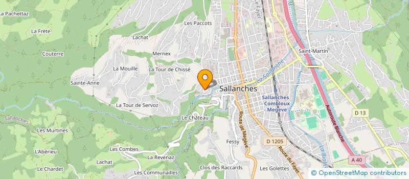 localisation de l'entreprise SYND COPRO LE ST JACQUES  SALLANCHES