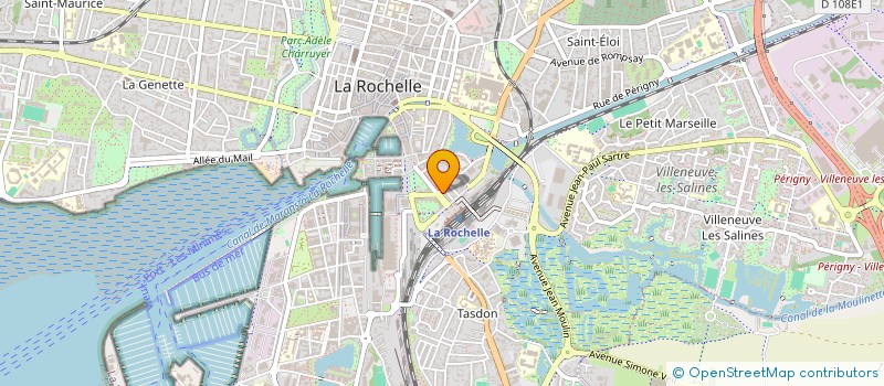 localisation de l'entreprise SYND COPRO LE STRASBOURG  LA ROCHELLE